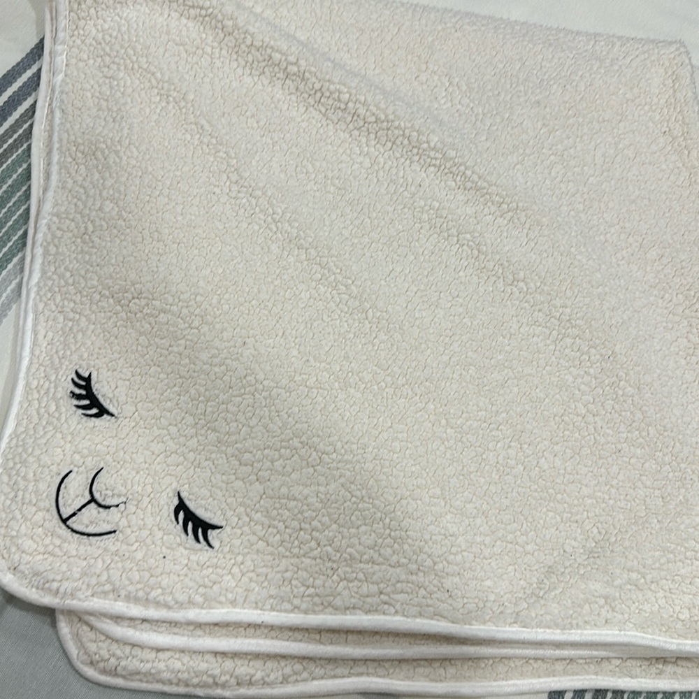 Cozy lamb throw blanket